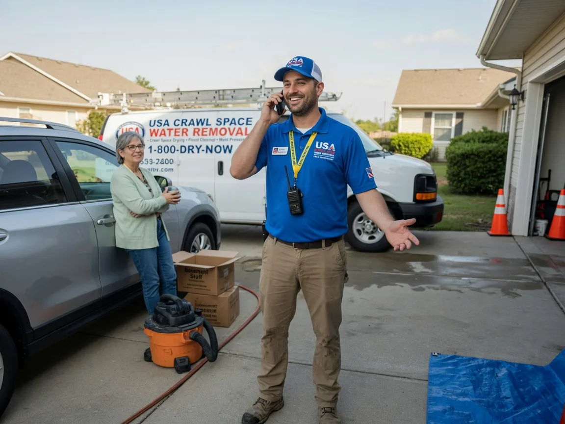 Crawl Space Water Removal Cornland, IL FAQs